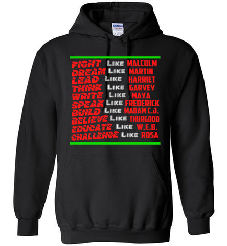 Be a Leader Men's Hoodie - Rocking Black, Inc. #RockingBlackInc #MelaninInspires