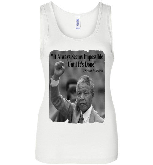 Mandela Quote Wide Strap Tank - Rocking Black, Inc. #RockingBlackInc #MelaninInspires