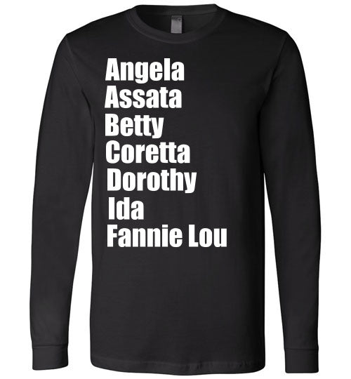 Black Female Activists Shirt - Celebrate Empowerment, Strength, and Legacy