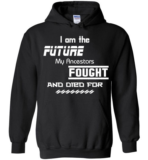 I am the future Big Kids Hoodie - Rocking Black, Inc. #RockingBlackInc #MelaninInspires
