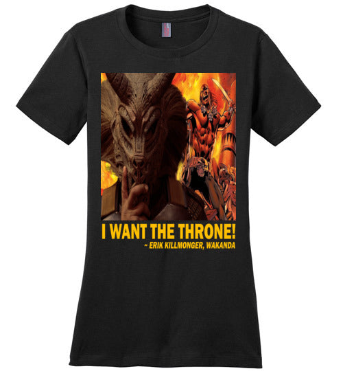 Erik Killmonger 2 Quote Ladies T-Shirt - Rocking Black, Inc. #RockingBlackInc #MelaninInspires