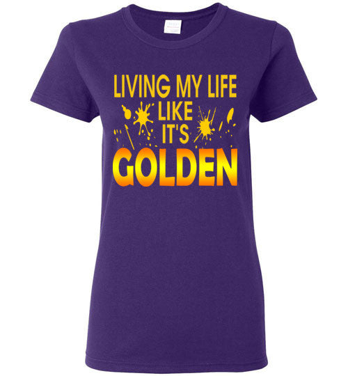 It's Golden Ladies Short Sleeve T-Shirt - Rocking Black, Inc. #RockingBlackInc #MelaninInspires