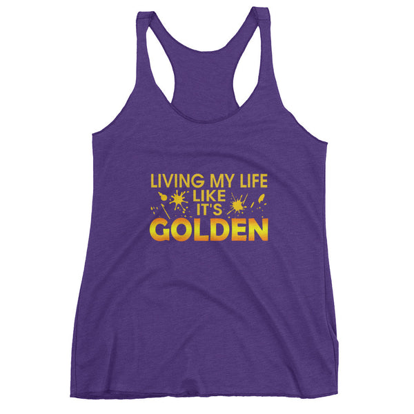 It's Golden RacerBack tank top - Rocking Black, Inc. #RockingBlackInc #MelaninInspires