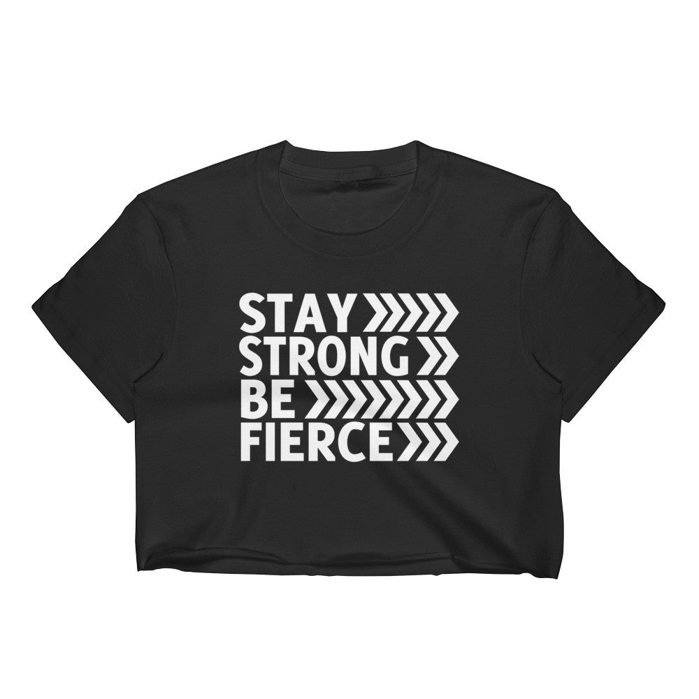 Be Fierce Crop Top - Rocking Black, Inc. #RockingBlackInc #MelaninInspires
