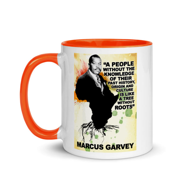 Marcus Garvey Quote Mug with Color Inside