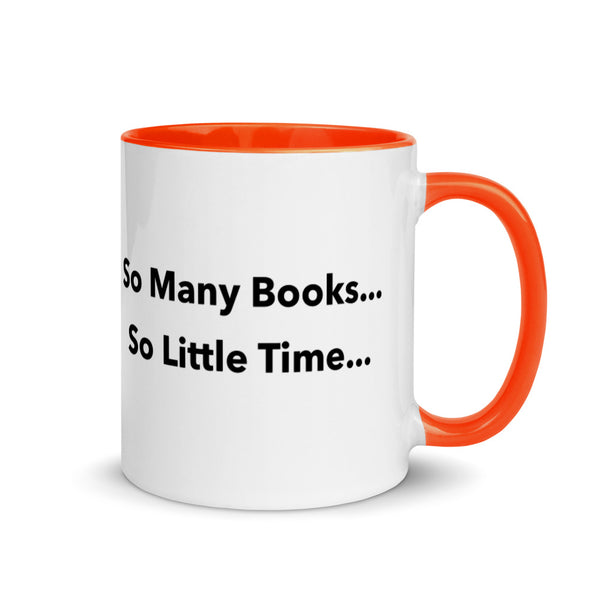 Just a Black Girl Who Loves Books - Mug with Color Inside