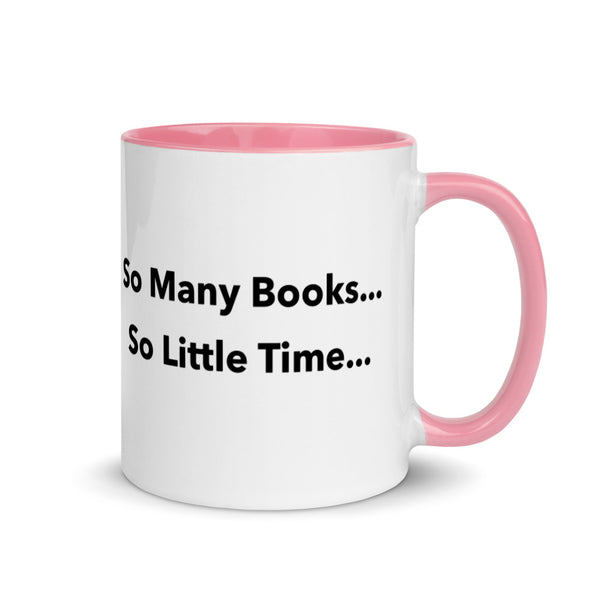 Just a Black Girl Who Loves Books - Mug with Color Inside