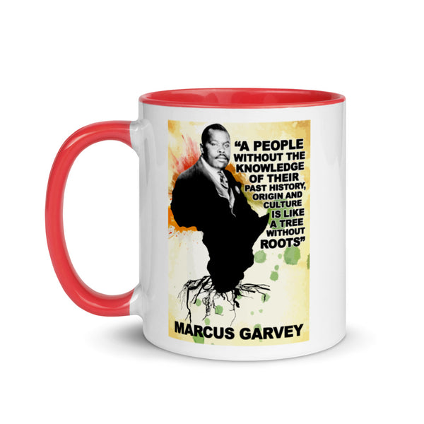 Marcus Garvey Quote Mug with Color Inside