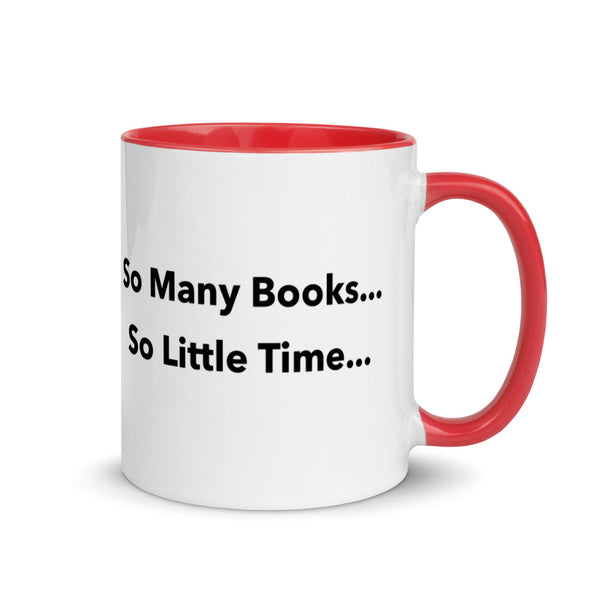 Just a Black Girl Who Loves Books - Mug with Color Inside