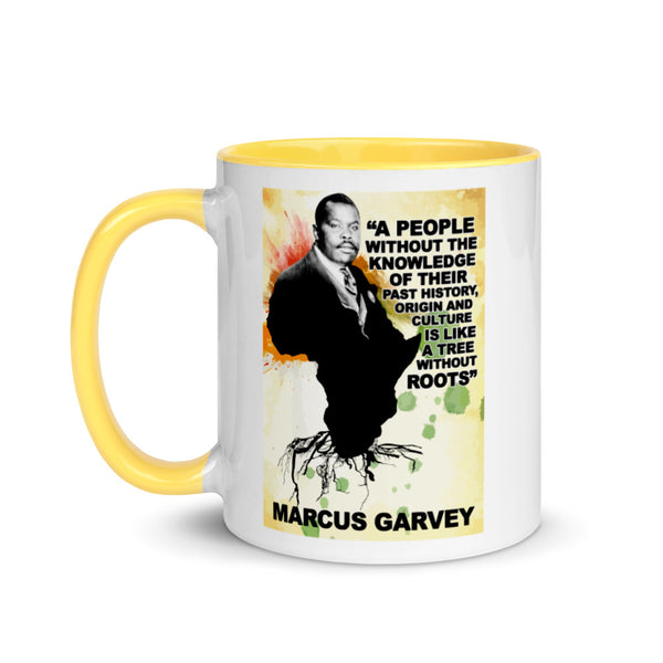 Marcus Garvey Quote Mug with Color Inside