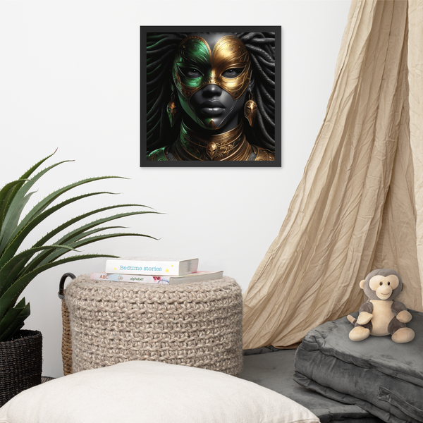 Emerald Passion: Framed Digital Print