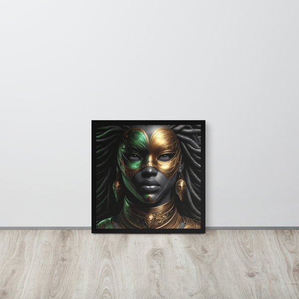 Emerald Passion: Framed Digital Print