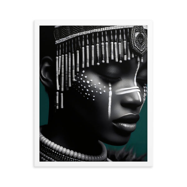 Framed Digital Print: Warrior Sister