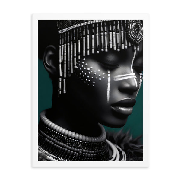 Framed Digital Print: Warrior Sister