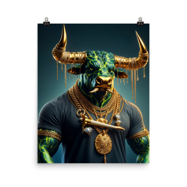 Stacked Taurus Horns: Unframed Poster