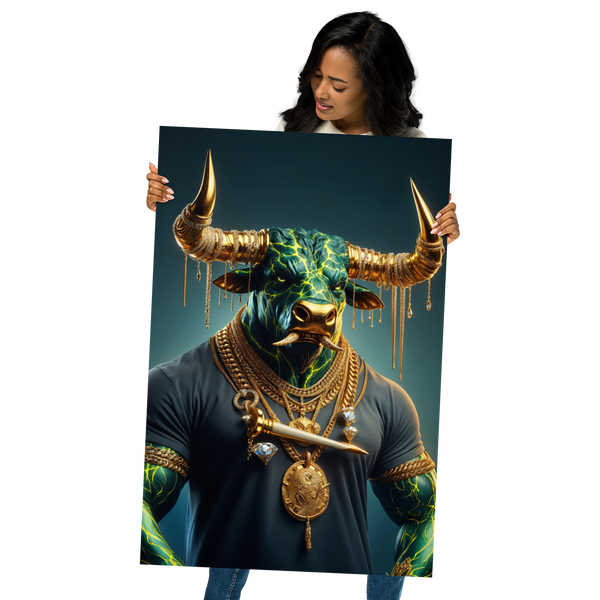 Stacked Taurus Horns: Unframed Poster