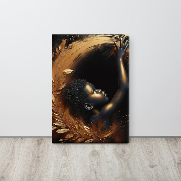 Golden Child: Canvas Art