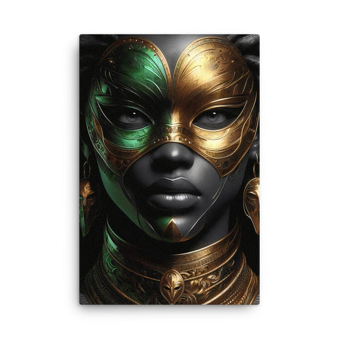 Emerald Passion: Canvas Art