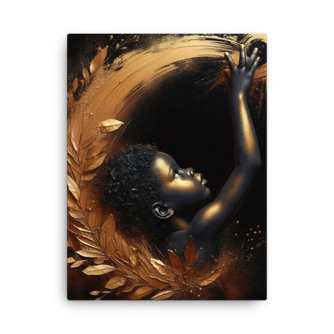 Golden Child: Canvas Art