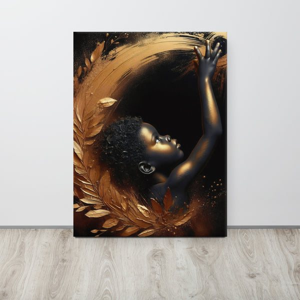 Golden Child: Canvas Art