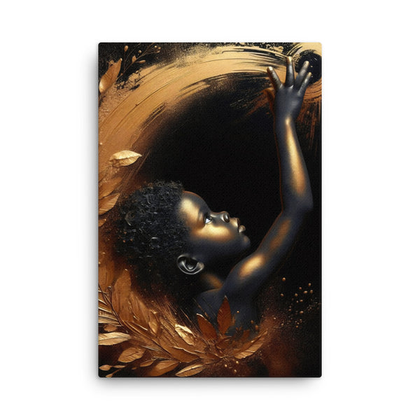 Golden Child: Canvas Art