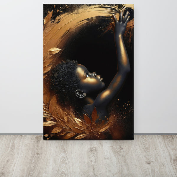 Golden Child: Canvas Art