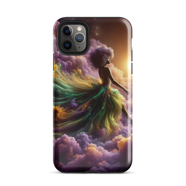 Black Goddess Clouds Tough Case for iPhone®