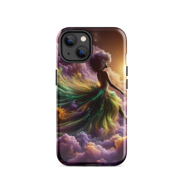 Black Goddess Clouds Tough Case for iPhone®