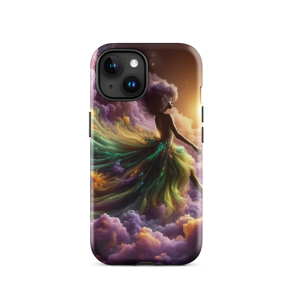 Black Goddess Clouds Tough Case for iPhone®