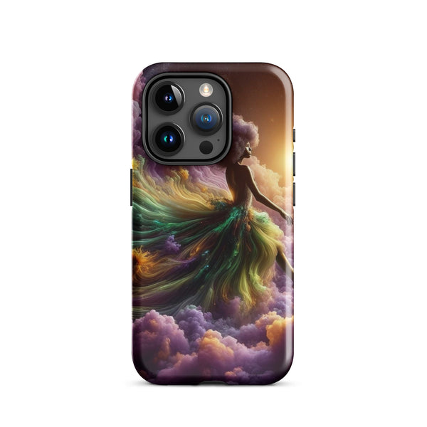 Black Goddess Clouds Tough Case for iPhone®