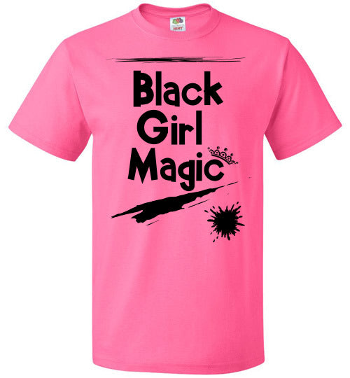 Black Girl Magic Big Kid T-Shirt - Rocking Black, Inc. #RockingBlackInc #MelaninInspires