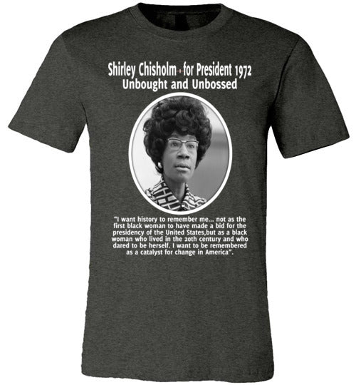 Shirley Chisholm Inspires me - Unisex Comfort T-Shirt - Rocking Black, Inc. #RockingBlackInc #MelaninInspires