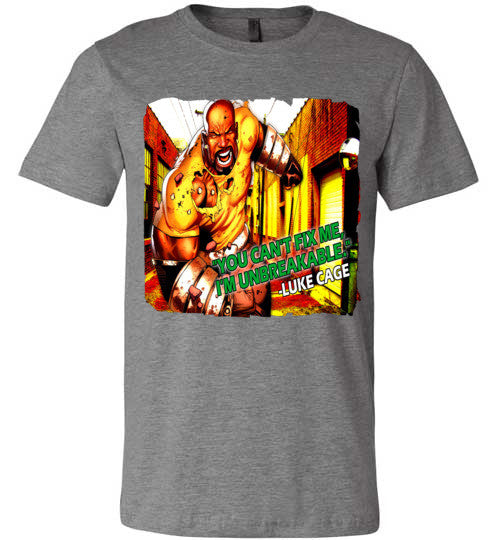 Luke Cage Short Sleeve Quote T-Shirt - Rocking Black, Inc. #RockingBlackInc #MelaninInspires