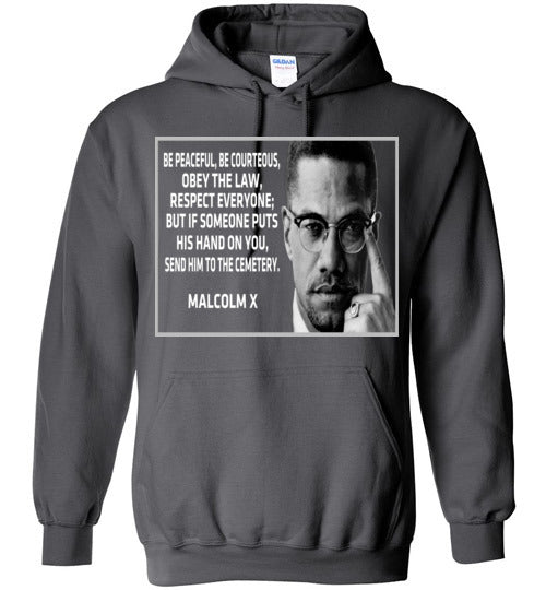 Malcolm X Quote Youth Unisex Hoodie - Rocking Black, Inc. #RockingBlackInc #MelaninInspires