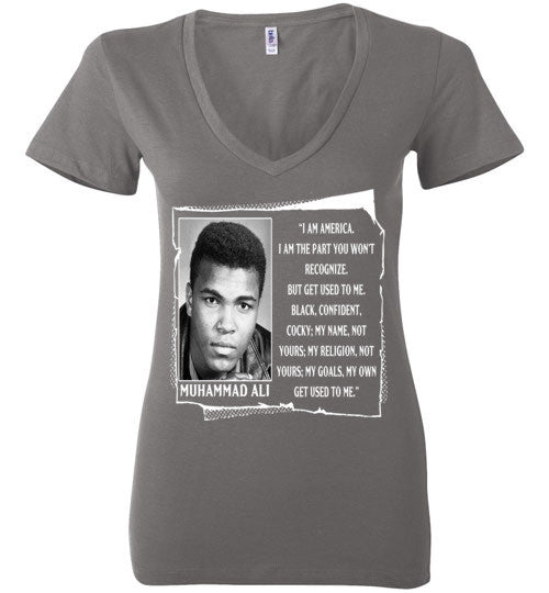Muhammad Ali Quote Deep V-Neck T-Shirt - Rocking Black, Inc. #RockingBlackInc #MelaninInspires