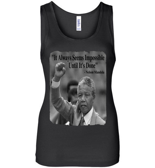 Mandela Quote Wide Strap Tank - Rocking Black, Inc. #RockingBlackInc #MelaninInspires