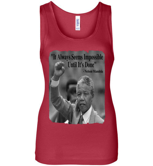 Mandela Quote Wide Strap Tank - Rocking Black, Inc. #RockingBlackInc #MelaninInspires