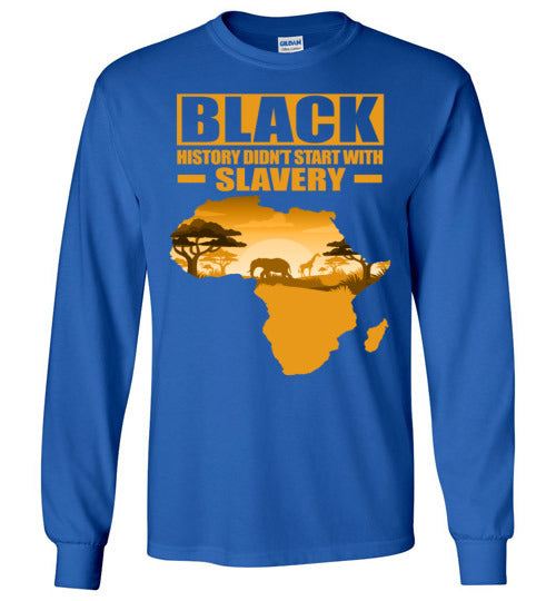 Black History Long Sleeve Shirt - Rocking Black, Inc. #RockingBlackInc #MelaninInspires