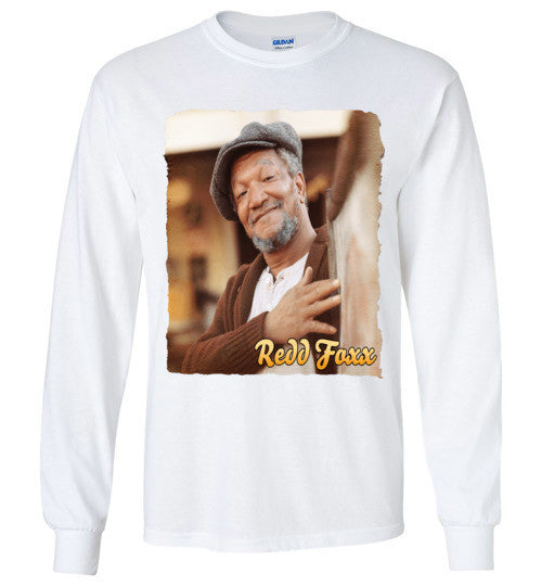Redd Foxx Long Sleeve T-Shirt - Rocking Black, Inc. #RockingBlackInc #MelaninInspires
