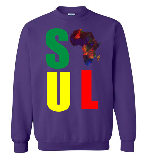Soul Crewneck Sweatshirt - Rocking Black, Inc. #RockingBlackInc #MelaninInspires