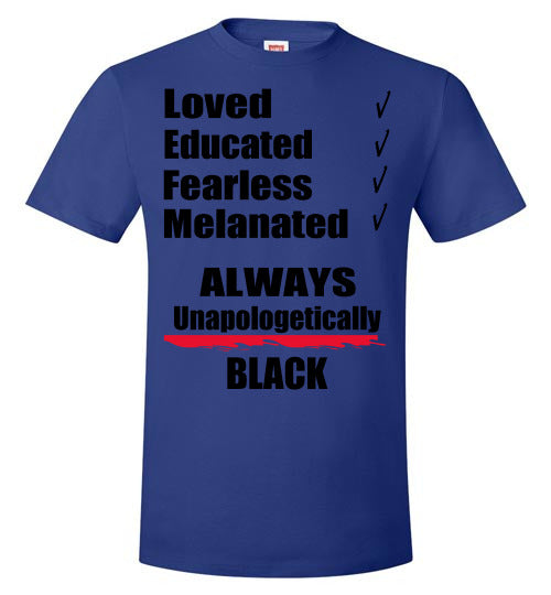 Unapologetically Black Youth T-Shirt - Rocking Black, Inc. #RockingBlackInc #MelaninInspires