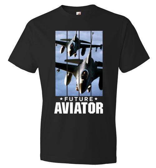 Future Aviator - Big Kids Unisex T Shirt - Rocking Black, Inc. #RockingBlackInc #MelaninInspires
