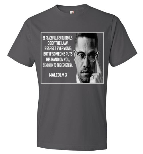 Malcolm X Quote Youth Unisex T-Shirt - Rocking Black, Inc. #RockingBlackInc #MelaninInspires