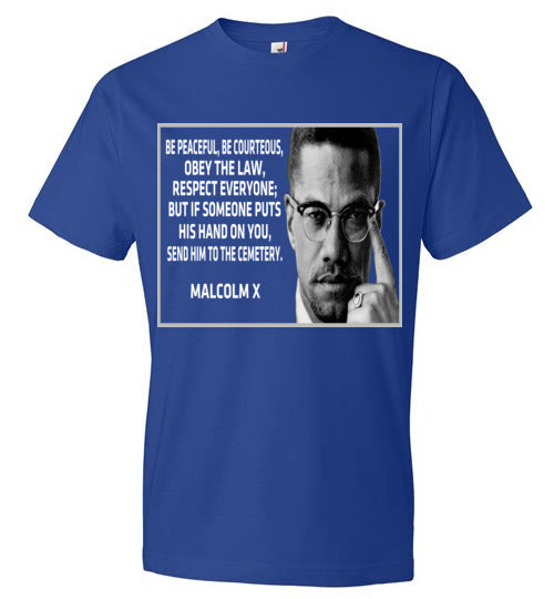 Malcolm X Quote Youth Unisex T-Shirt - Rocking Black, Inc. #RockingBlackInc #MelaninInspires