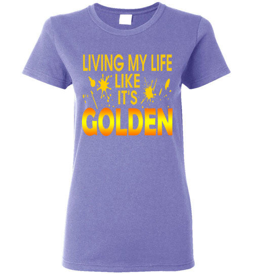 It's Golden Ladies Short Sleeve T-Shirt - Rocking Black, Inc. #RockingBlackInc #MelaninInspires