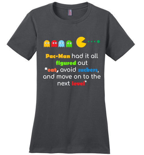 Pac Man Ladies Fit T-Shirt - Rocking Black, Inc. #RockingBlackInc #MelaninInspires