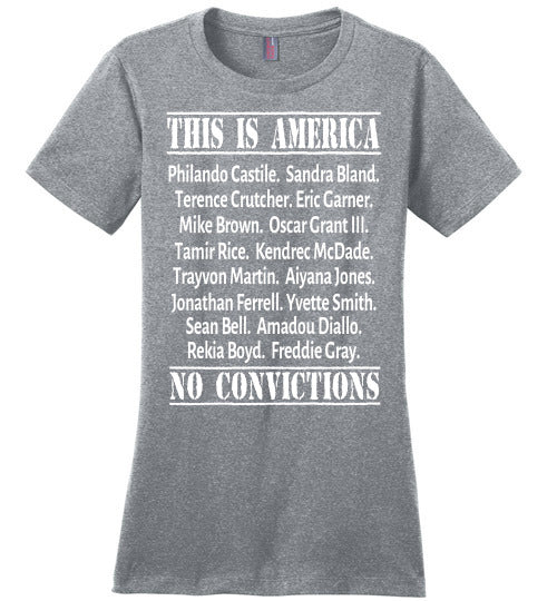 This is America Ladies Fit T-Shirt - Rocking Black, Inc. #RockingBlackInc #MelaninInspires