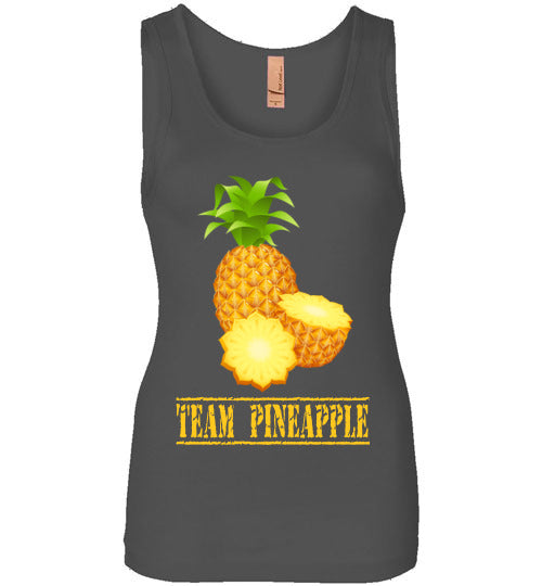 Team Pineapple Wide Strap Tank Top - Rocking Black, Inc. #RockingBlackInc #MelaninInspires