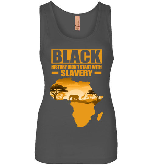 Black History Ladies Tank - Rocking Black, Inc. #RockingBlackInc #MelaninInspires