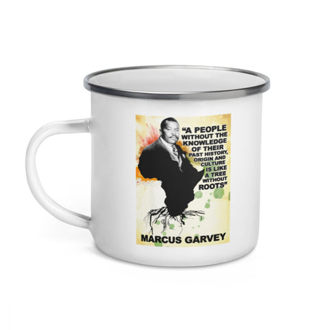 Marcus Garvey Quote - Enamel Mug